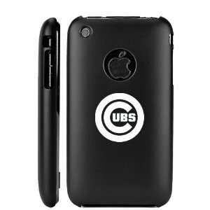  Apple iPhone 3G 3GS Black Aluminum Metal Case Chicago Cubs 