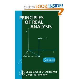  Principles of Real Analysis (9780123910998) Charalambos D 