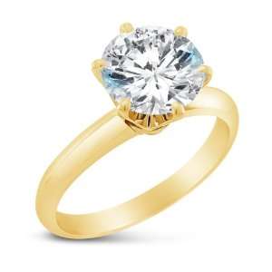   CZ Cubic Zirconia Engagement Ring 1.0ct. Sonia Jewels Jewelry
