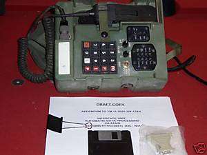 ARMY TELEPHONE FIELD PHONE RADIO CA 67 A/U W/MANUAL  