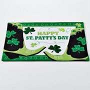   Placemats 3 Styles UPick Shamrock 4 Leaf Clover Green/White NEW  