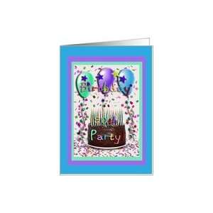  90th Birthday Party Invitation, Chocolate Cake Card Toys & Games