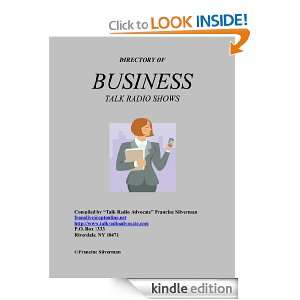 Directory of Business Talk Radio Shows Francine Silverman  