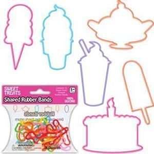  Toysmith Sweet Treats Shaped Rubber Bands with Free 