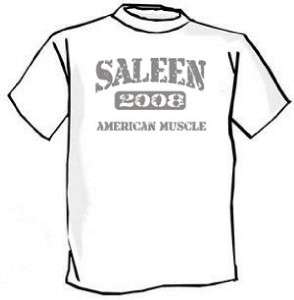 1984 2010 Saleen American Muscle Car Tshirt NEW  
