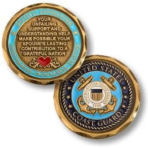 Coast Guard Spouse Coin