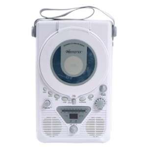 MEMOREX AM FM Water Resistant CD Player Shower Radio  