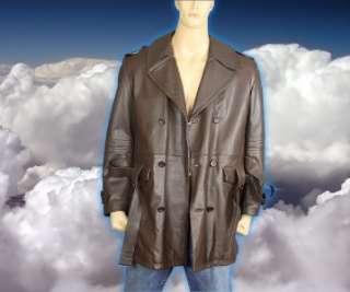 Mens GF Ferre Leather Jacket. Italian size 52 US size Large  