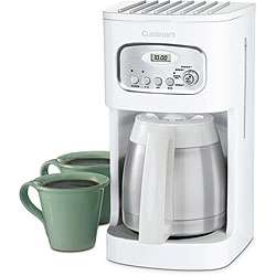 Cuisinart DCC 1150 10 cup White Programmable Thermal Coffeemaker 