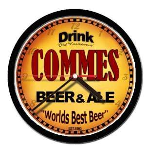  COMMES beer and ale cerveza wall clock 