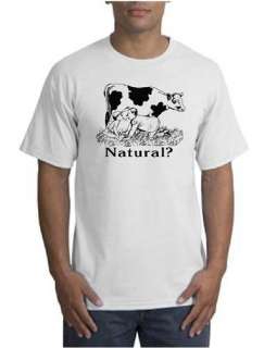 Funny Vegetarian T Shirt Vegan Anti Milk Novelty  