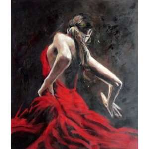  Spirit of Flamenco Oil Painting 24 x 20 inches