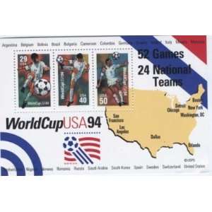   USA 1994 Postage stamps souvenir Sheet # 2837 