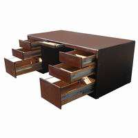 75 Vintage 1972 Veripanel Hiebert Wood Desk  