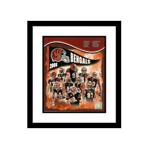 2008 Cincinnati Bengals Team Composite Framed 8 x 10 Photograph 