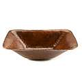 Rectangle Hand forged Old World Copper Vessel Sink 