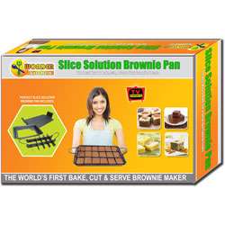 As Seen on TV Perfect Portion Solution Brownie Pan Deluxe Set 