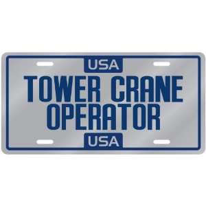  New  Usa Tower Crane Operator  License Plate Occupations 