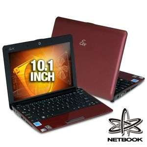 Asus EeePC 1005HA NETBOOK 1.6GHZ 1GB 160GB 6CELL RED  