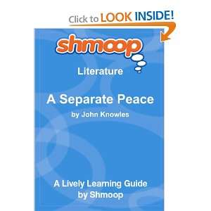  A Separate Peace Shmoop Literature Guide (9781610623391 