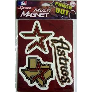  Houston Astros MLB Multi Magnet Sheet