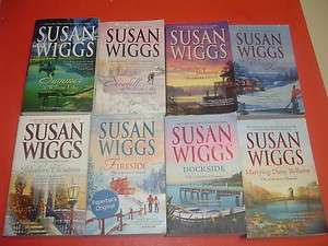 lot of 8 books by Susan Wiggs LAKESHORE CHRONICLES 9780778327820 