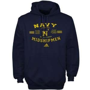   Navy Blue Navy & Gold Forever Hoody Sweatshirt