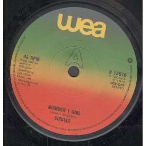    NUMBER 1 GIRL 7 INCH (7 VINYL 45) UK WEA 1979 SIRKISS Music