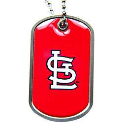 Metal MLB St. Louis Cardinals Baseball Team Dog Tag Necklace 