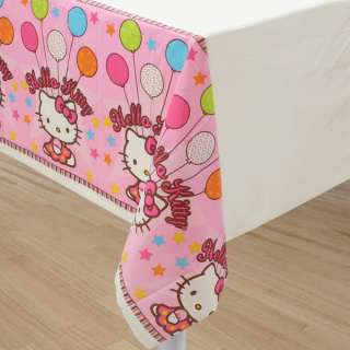 Hello Kitty Table cover party decorations plastic  