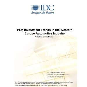  PLM Investment Trends in the Western Europe Automotive 