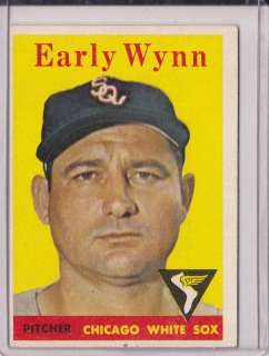 1956 Topps Early Wynn White Sox Yellow Team Card#100B  