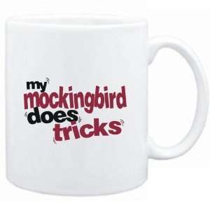  Mug White  My Mockingbird does tricks  Animals Sports 