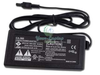 AC Adapter Charger For Canon Powershot CA 560 G1 G2 G3 Camcorder 