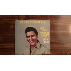  are you lonesome tonight 45 rpm single ELVIS PRESLEY 