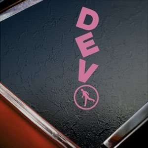  Devo Pink Decal Rock Band Car Truck Bumper Window Pink 