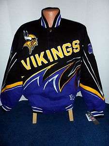 Minnesota Vikings NFL Twill Slash Jacket   XL  