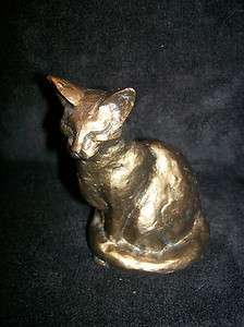 HERITAGE COLD CAST BRONZE CAT FRISKY FRITH CATS  