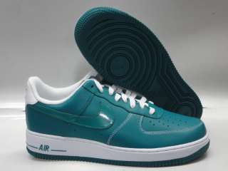 Nike Air Force 1 Lush Teal Green White Sneakers Mens Size 12.5  