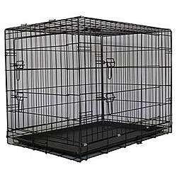   42 inch 2 door Dog Pet Folding Crate Cage House  