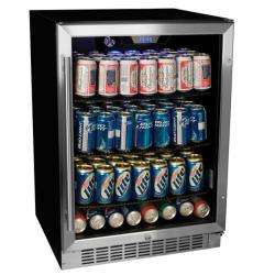 EdgeStar Stainless Steel 148 can Beverage Cooler  