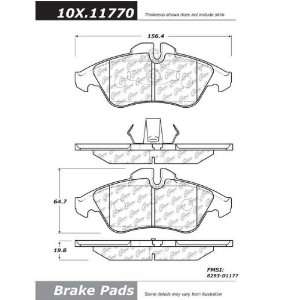   Front Posi Quiet Extend Wear w/Shims Preferred 106.11770 Automotive