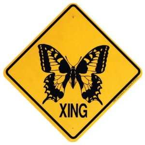  Butterfly Crossing Xing Sign Patio, Lawn & Garden