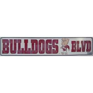  Mississippi St. Bulldogs Blvd Street Sign (Bulldog 