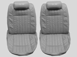 Impala SS 94 95 96 Grey Leather Seat Covers Front Rear  