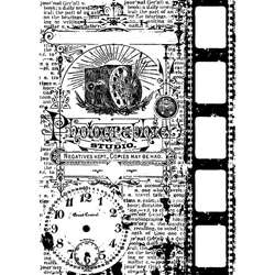 Tim Holtz Photograph Cling Rubber Stamp  