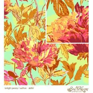   Fabric By the Yard Twilight Peony 59 Saffron; Arts, Crafts & Sewing
