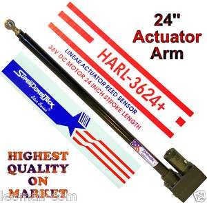 Satellite Dish Actuator Arm 24 Inch   C Band BUD Motor  