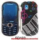 CELL PHONE CASE COVER FOR SAMSUNG INTENSITY II 2 U460 RHINESTONES 