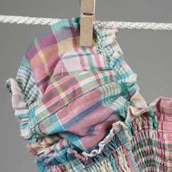 CR Kids Infant Girls Madras Knit Dress  